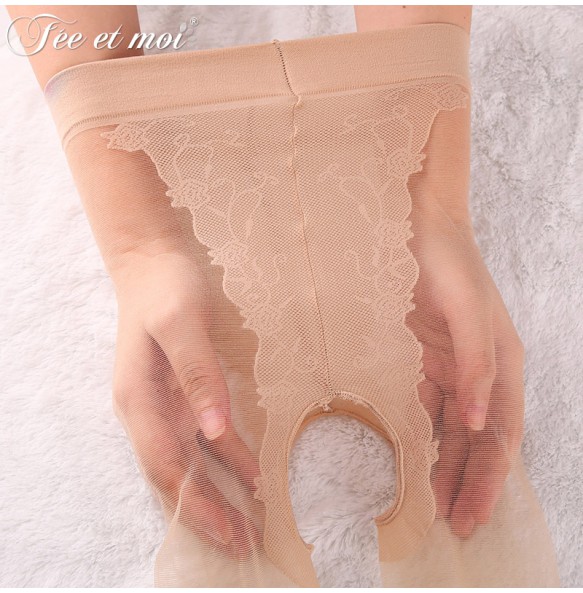 FEE ET MOI Sexy Open Hole Stockings (Skin Color)